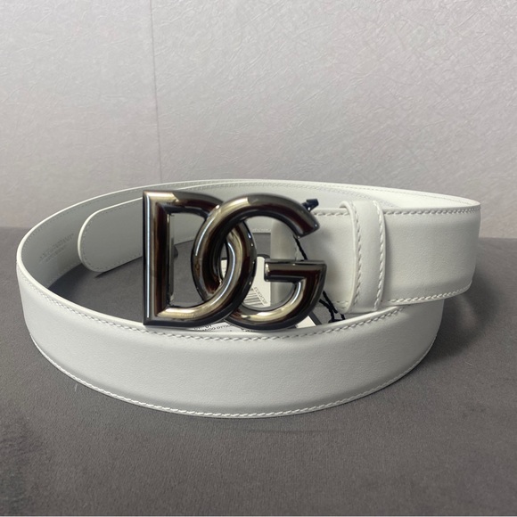 Dolce & Gabbana DG Logo Print Belt . Sz 95 cm $475 - Picture 1 of 8